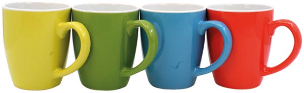 Tasse à café en forme de ventre, 350ml couleurs