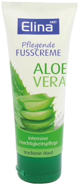 Elina Aloe Vera Foot Cream 75ml Tube