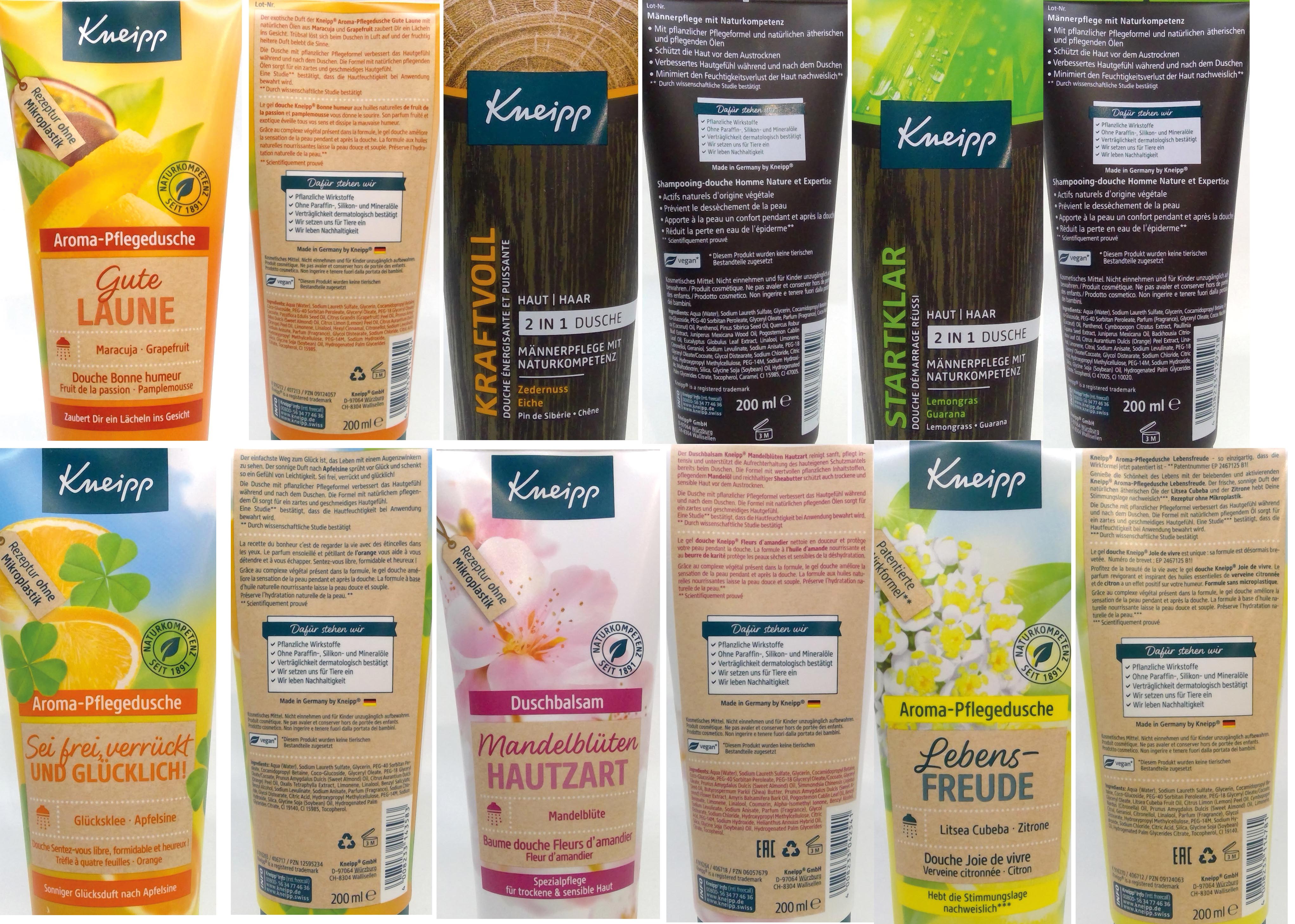 Kneipp shower 200ml 48pcs Display