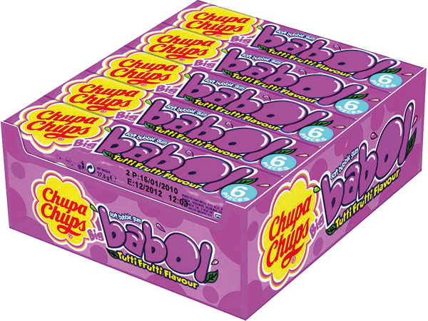 Chupa Chups chewing gum Big Babol assorted