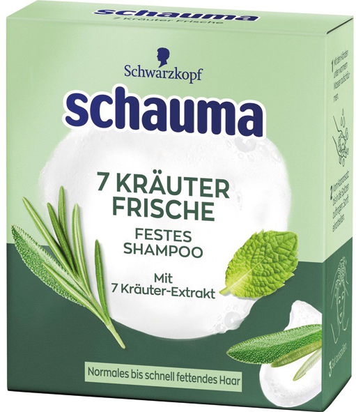 Shampoing Schauma 60g 7 herbes