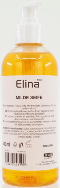 Seife flüssig Elina 300ml Pfirsich mit Spender