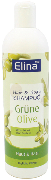 Gel Douche Elina med 500ml olive Cheveux &