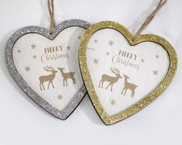 Dekoherz 9,5x9,5cm aus Holz