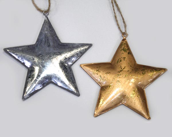 Metalldoppelstern 10,5x10cm
