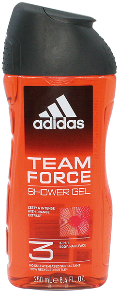 Adidas Shower 250ml 3in1 Team Force