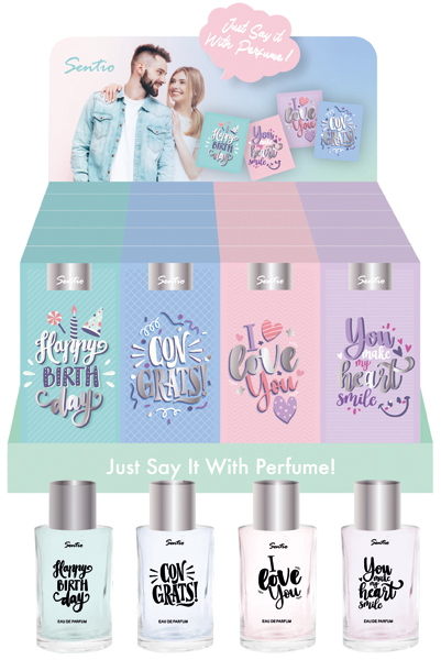 Perfume SENTIO 50ml Celebration 20pcs. 4as