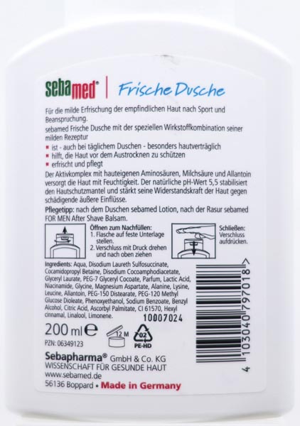 Sebamed Fresh Shower 200ml
