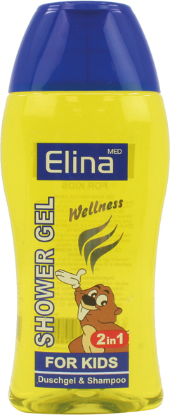 Shower Gel & Shampoo Elina 250ml for kids