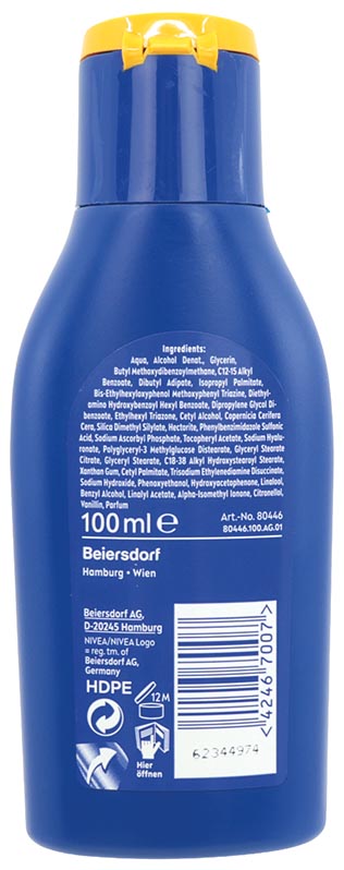 Nivea Sun Sonnenmilch 100ml LSF 50+
