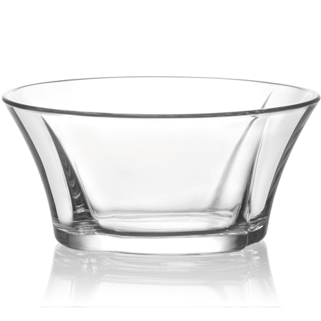 Bol Verre 0.25L Dessert+Salade Structure 11.5x5cm