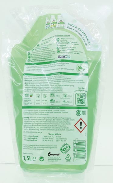 Frosch Liquid Laundry Detergent 25sc's Aloe Vera