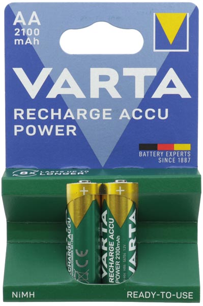Battery VARTA Accu Power Mignon AA 2pcs 2100 mAh