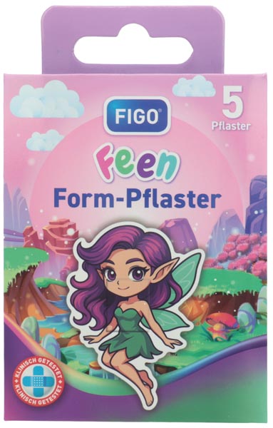 Wundverband Kinder Pflaster 5er Fee Form