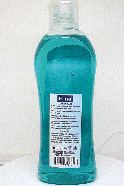 Shampoing Elina 1000ml Classic Care