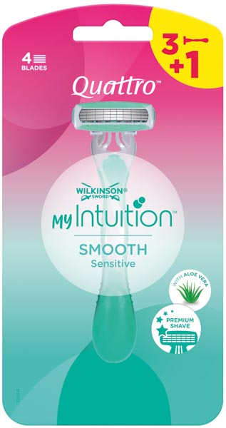 Wilkinson Rasierer Quattro Intuition Sens. 3+1