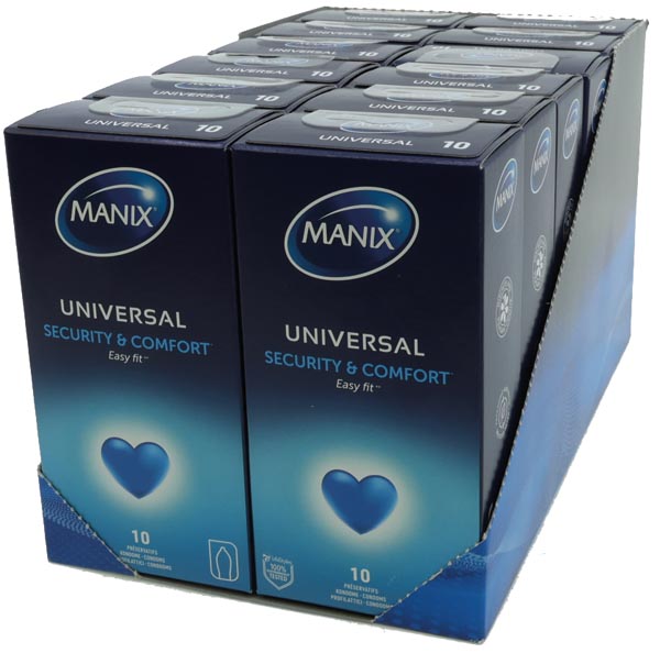 Condoms Manix 10's Universal Security&Comfort