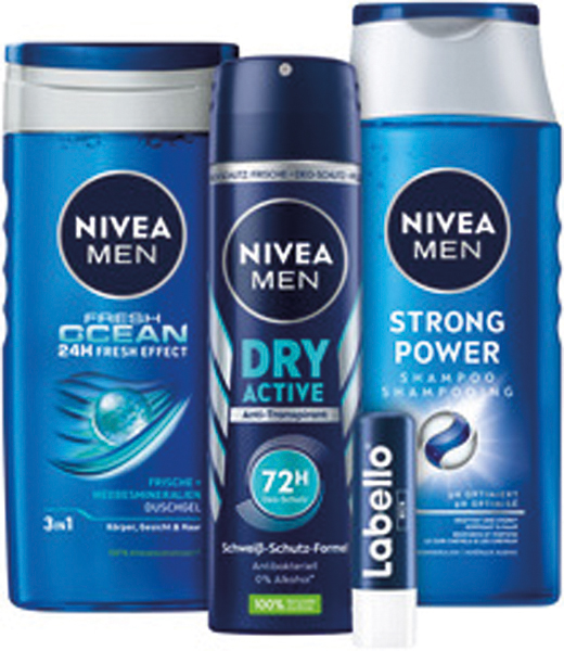 Nivea Men GP 'Strong Power' Deo 150ml + Shower