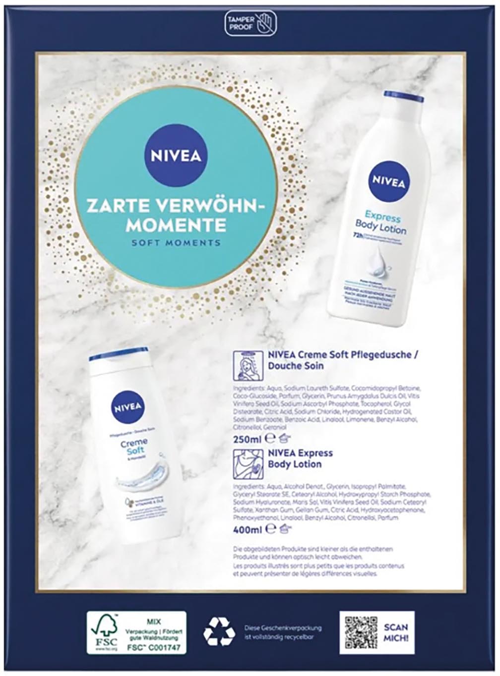 Nivea GP 'Zarte Verwöhnmomente' Dusch 250ml Creme