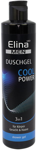 Dusch Gel Elina 300ml for Men 3in1 Cool Power