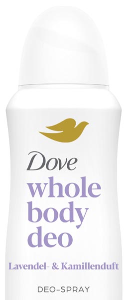 Dove Whole Body Deospray 150ml Lavendel &