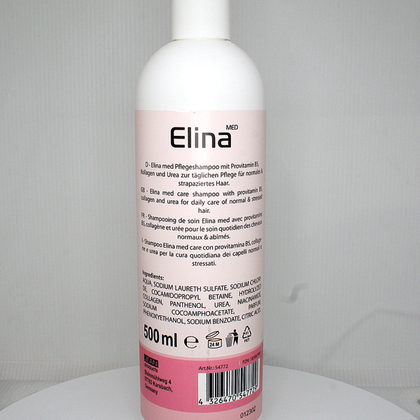 Shampoo Elina med 500ml Pro Vitamin