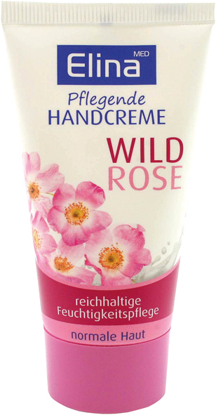 Elina Wild Rose Handcreme 50ml in Tube