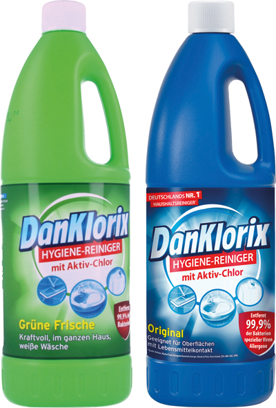 Dan Klorix Hygienereiniger 1,5 Liter 72er Display