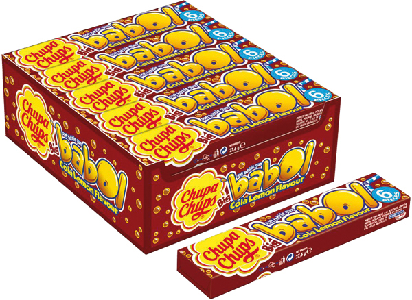 Chupa Chups chewing gum Big Babol assorted