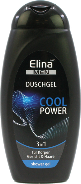 Dusch Gel Elina 300ml for Men 3in1 Cool Power