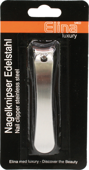 Nail Clipper Stainless Steel 9cm on card