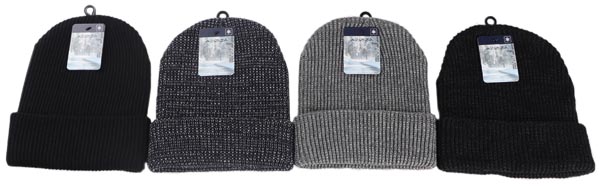 Winter Herren Mütze Melange 4 Fb. sort