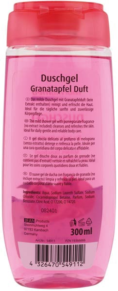 Marvita med shower gel 300ml pomegranate