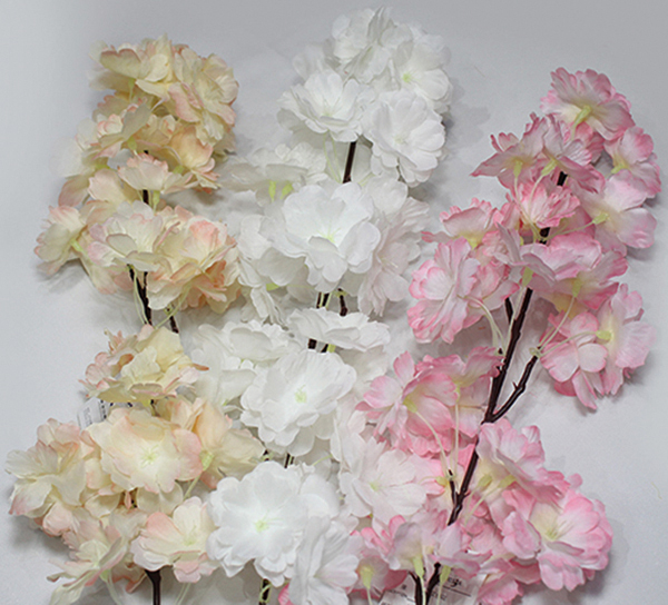 Cherry blossom with 36 flowers, 50cm, lovingly and