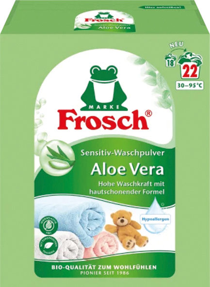 Frosch washing powder 1,45kg Aloe Vera Sensitiv