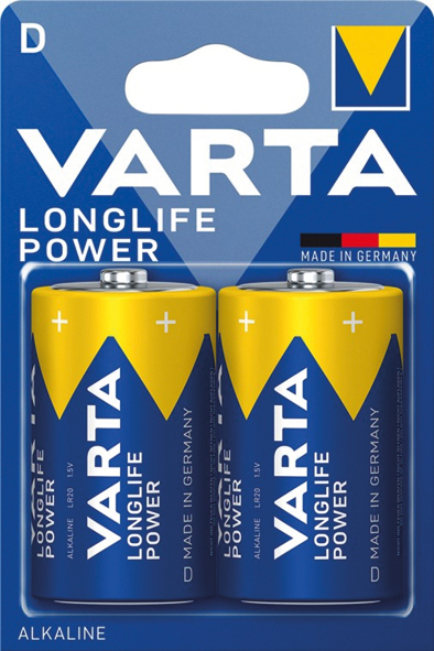 Batteries VARTA Mono D 2pcs High Energy Alkaline