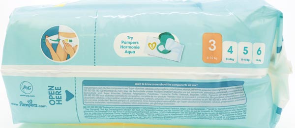 Pampers diapers Premium Prot. Gr. 3 (5-9kg) 29's