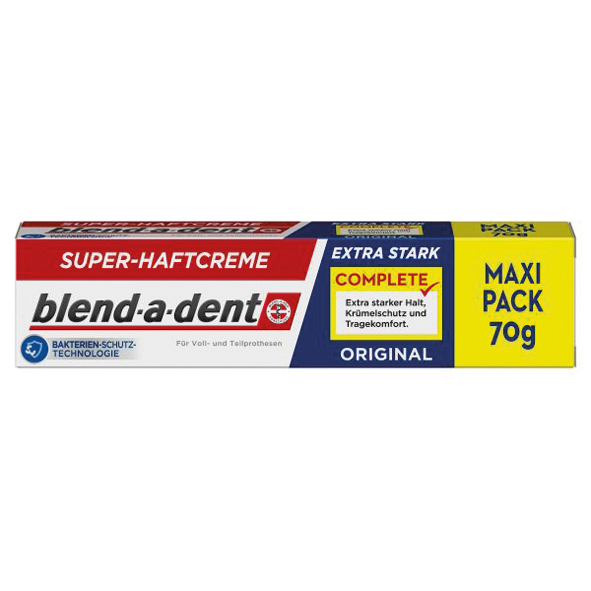 Blend-a-Dent dentaires 70g de crème adhésifs supp