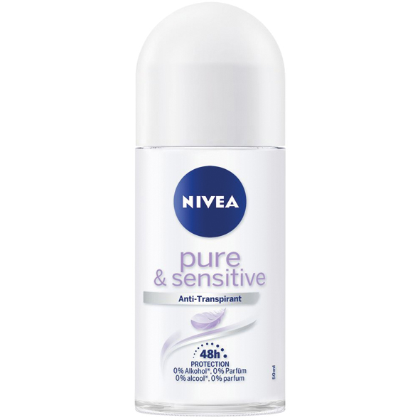 Nivea Deo Roll-On 50ml Pure & Sensitive