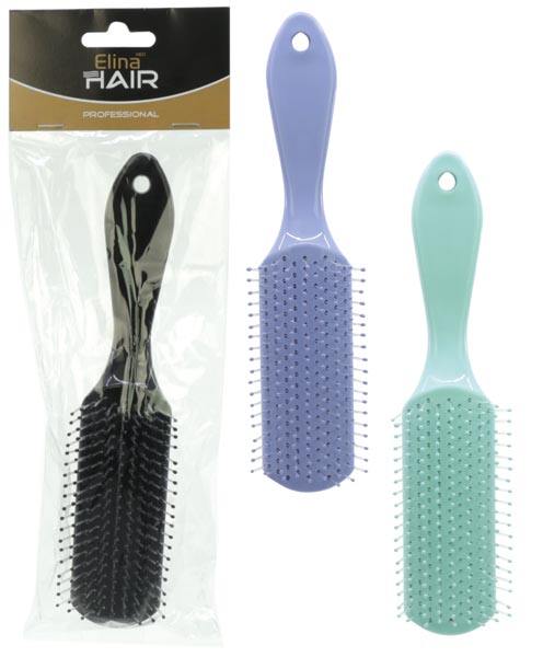 Haarbürste dünn 20cm mit Noppen für Kopfmassage