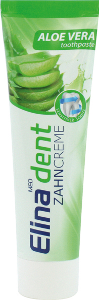 Elina Aloe Vera Toothpaste 100ml with Fluoride