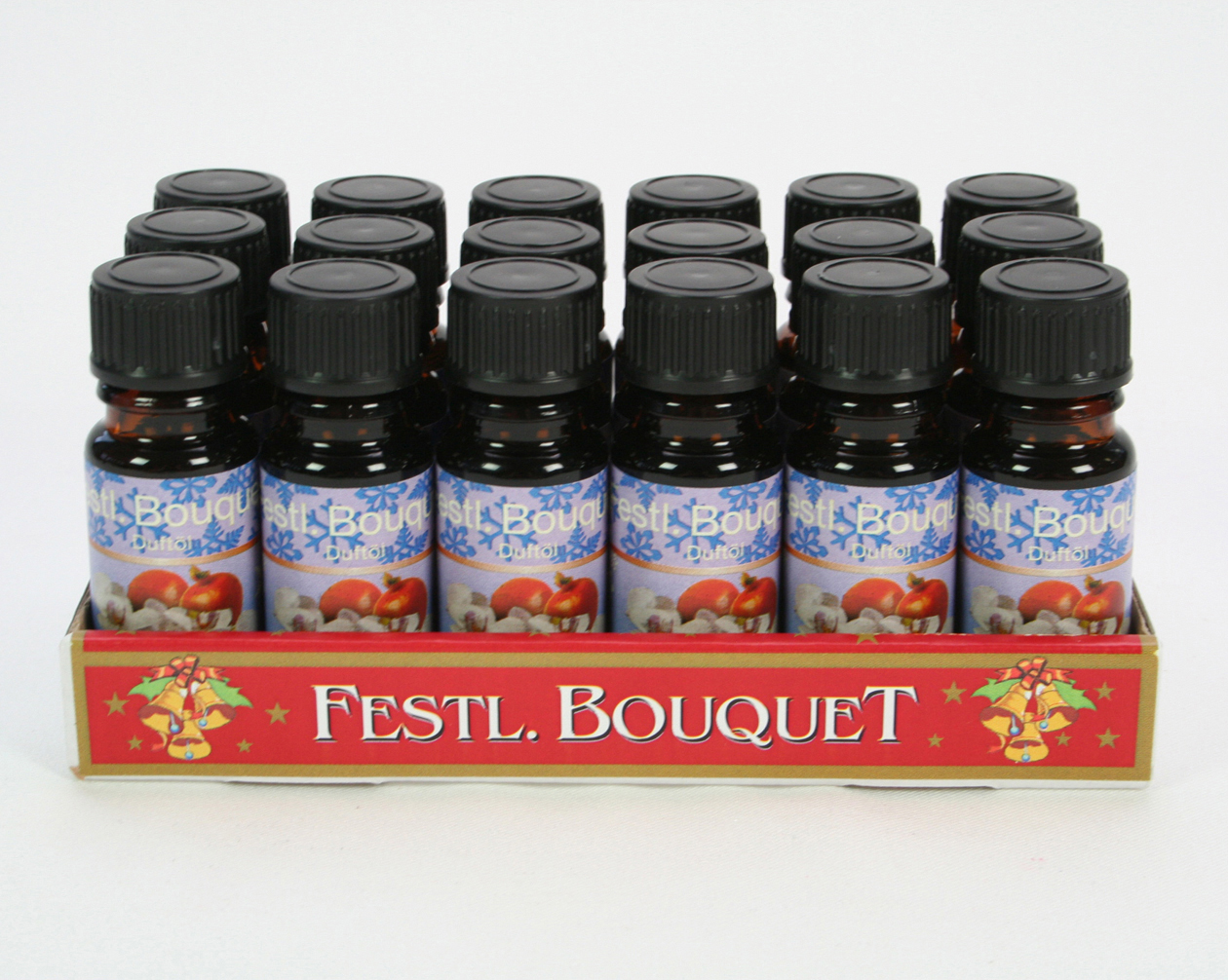 Fragrance Oil 10ml festive bouquet in glass