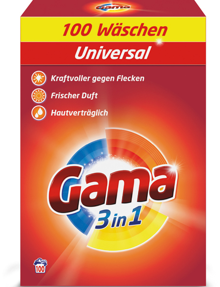 Détergent universel Gama 100WL pack 6kg