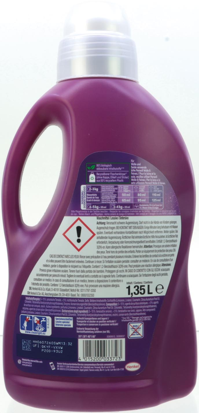Perwoll Renew Color Parfum Blossom 27 lavages 1,3