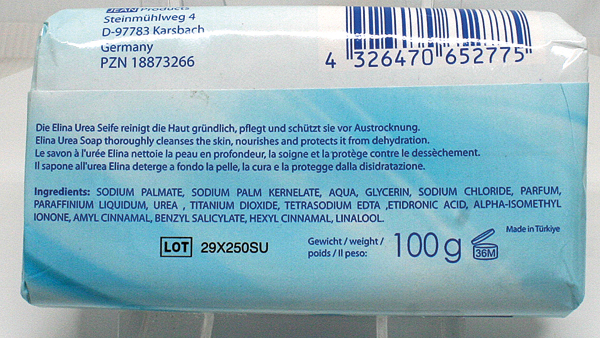 Soap Elina 100g Sensitive Urea