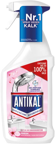 Antikal Kalkreiniger Sprühflasche 800ml Fresh