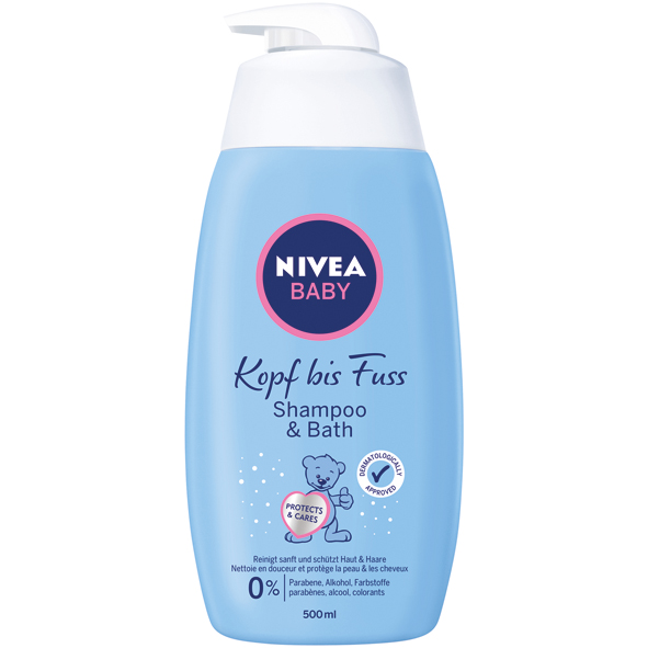 Nivea Baby Kopf bis Fuss Shampoo & Bad 500ml