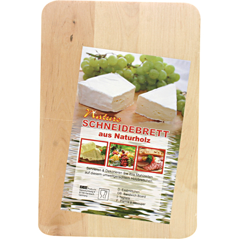 Kitchen Cutting Board Rectangular 22x15cm Wooden