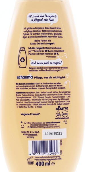 Schauma Shampoo 400ml Repair + Pflege