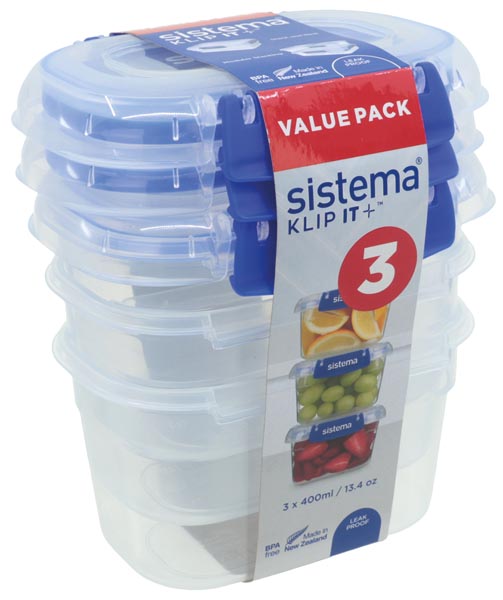 Sistema Frischhaltedose KLIP IT+ 3x400ml Set